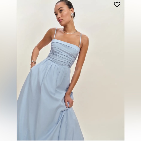 Reformation Blue Kastoria Dress - Picture 3 of 6
